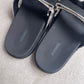 Hermes Chypre Sandals (Denim/Black