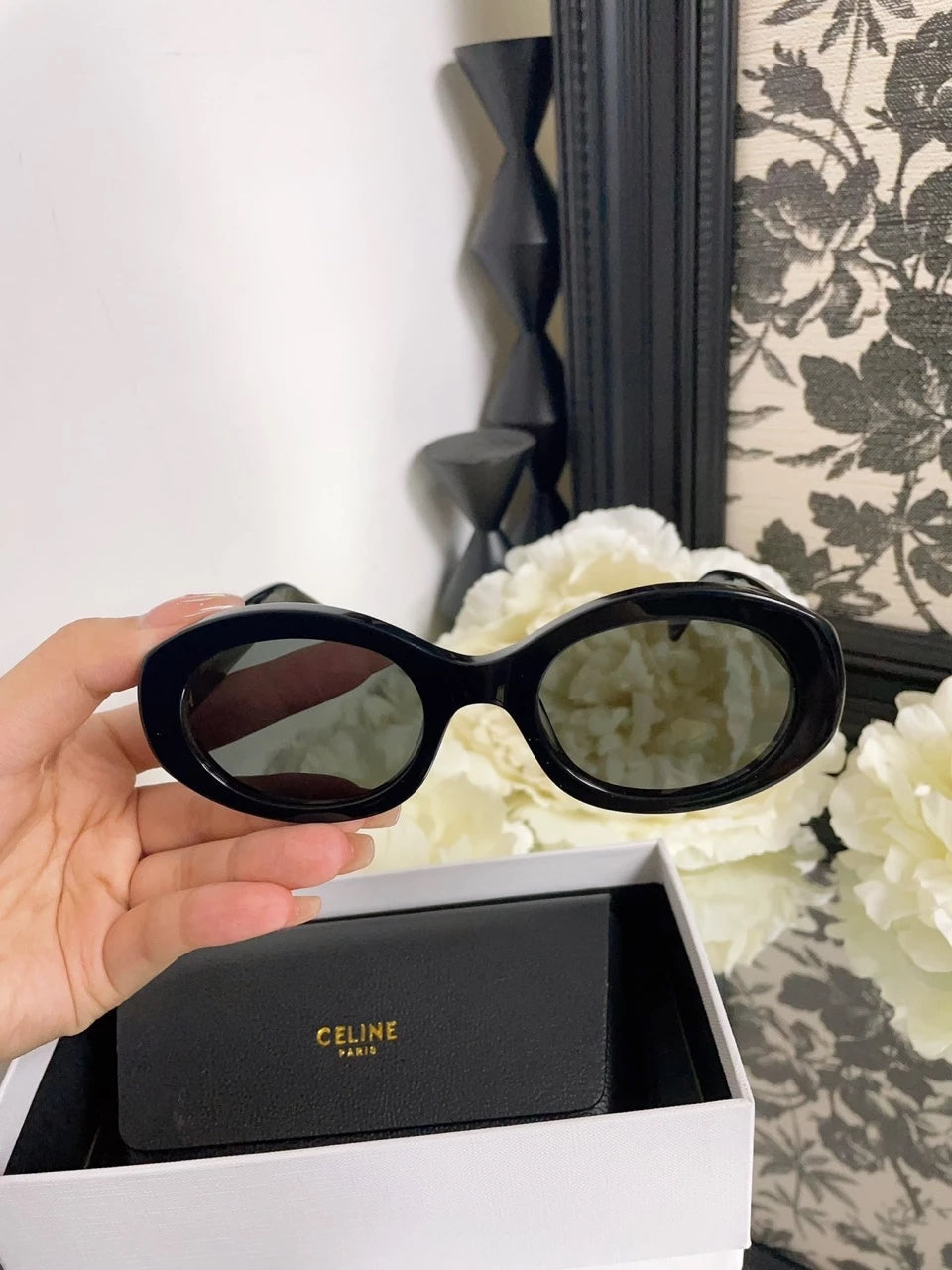 Celine Black Smoke Sunglasses (1.0)