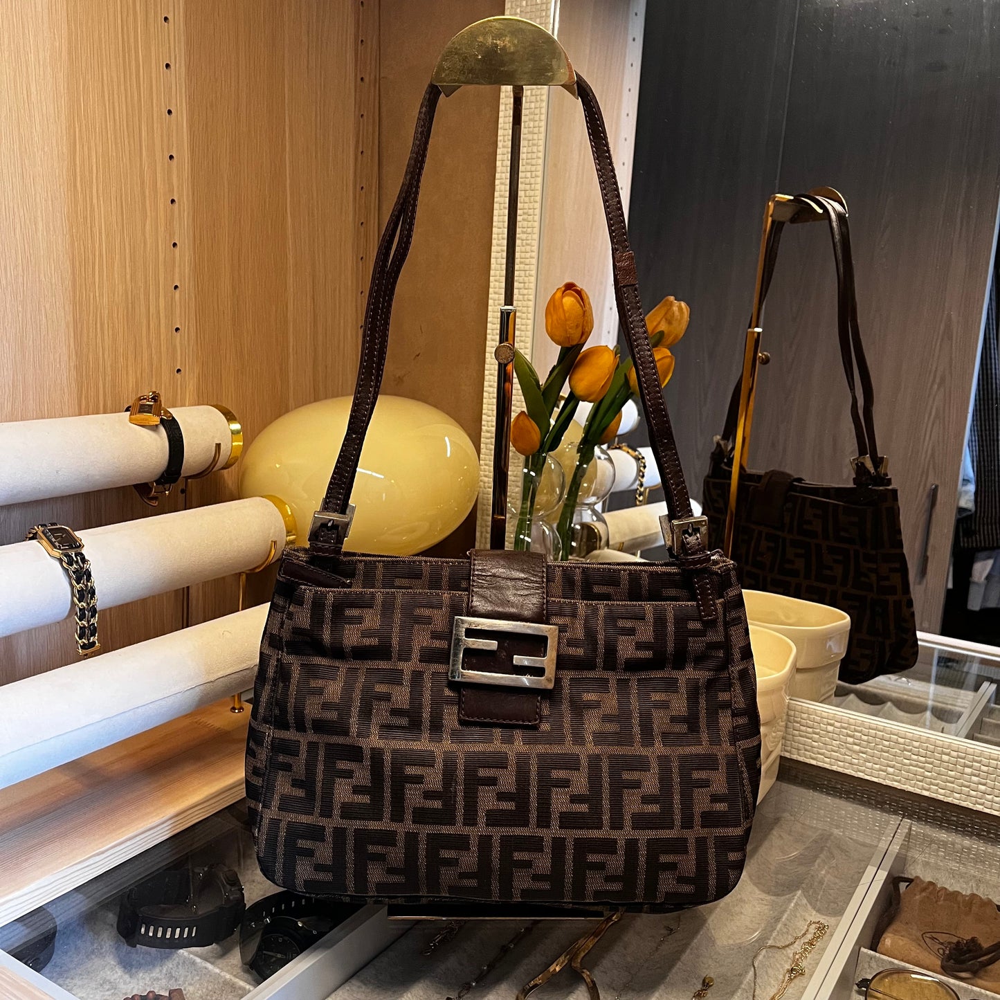 Fendi Mamma Pochette Double