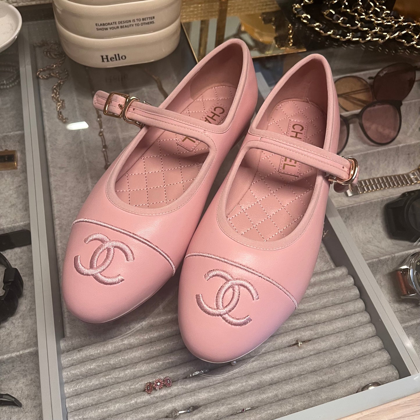 Chanel Ballet Mary Jane (Pink)