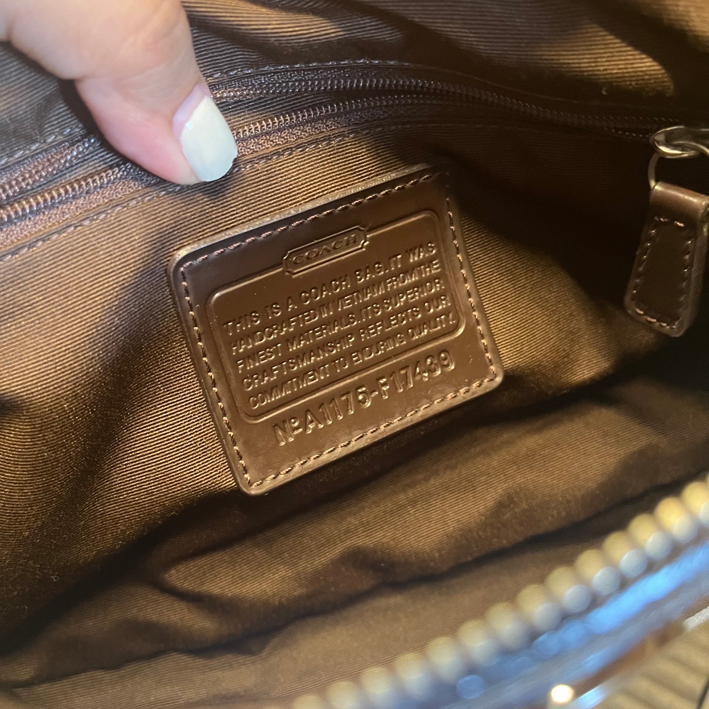 Coach Monogram Crossbody/Baguette