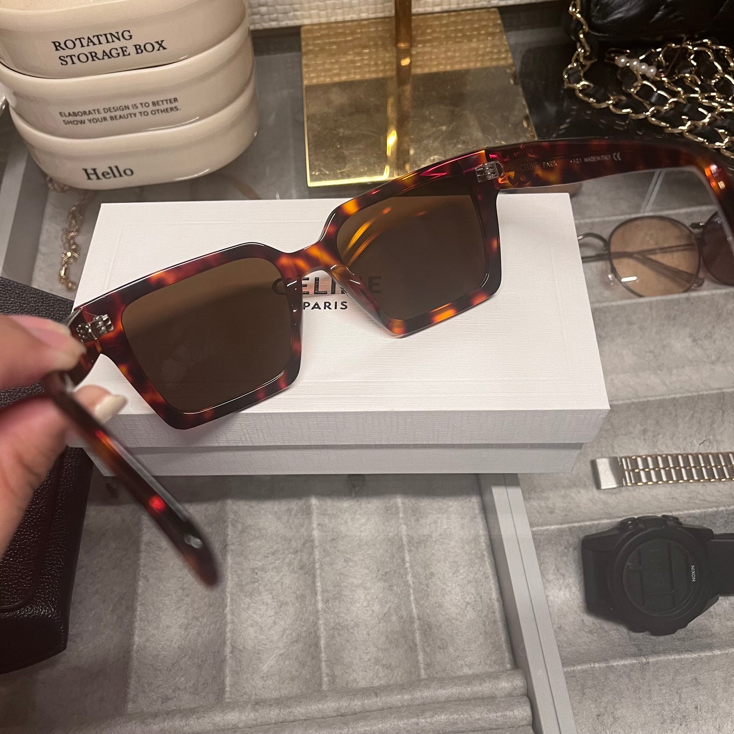 Celine Square Sunglasses (3.0) Tiger