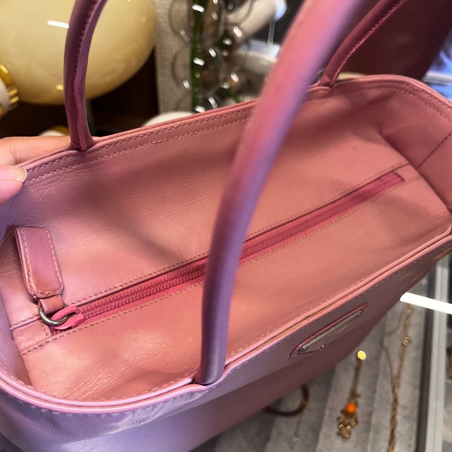 Prada Calfskin Pink Tote