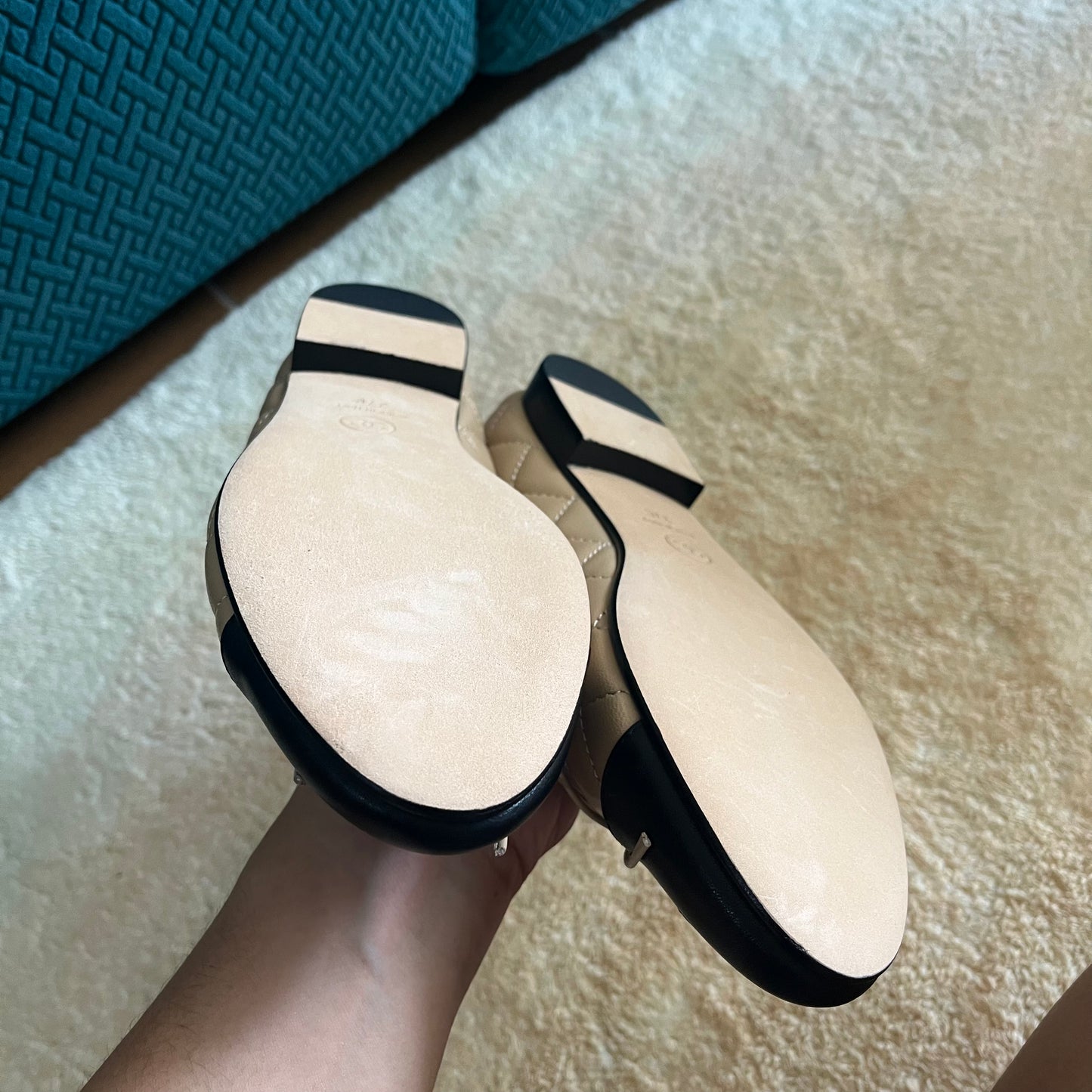 Chanel Ballet Quilted Flats 35