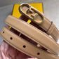 Fendi O-Lock Belt (Beige)