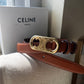 Celine Triomphe Belt 2.0 Brown