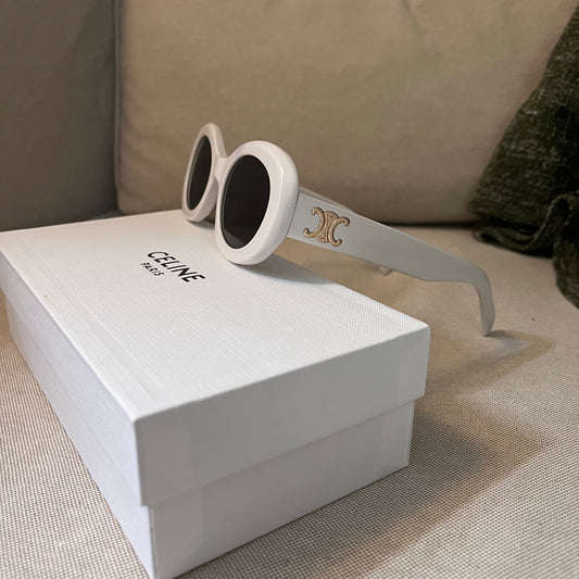 Celine Smoke Sunglasses (White Brown)