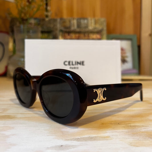 Celine Smoke Sunglasses (Tiger Brown)