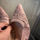 Christian Dior Lace Kitten Heels