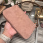 Fendi Pink Suede Baguette