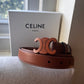 Celine Triomphe Belt 1.0 (Brown Buckle)