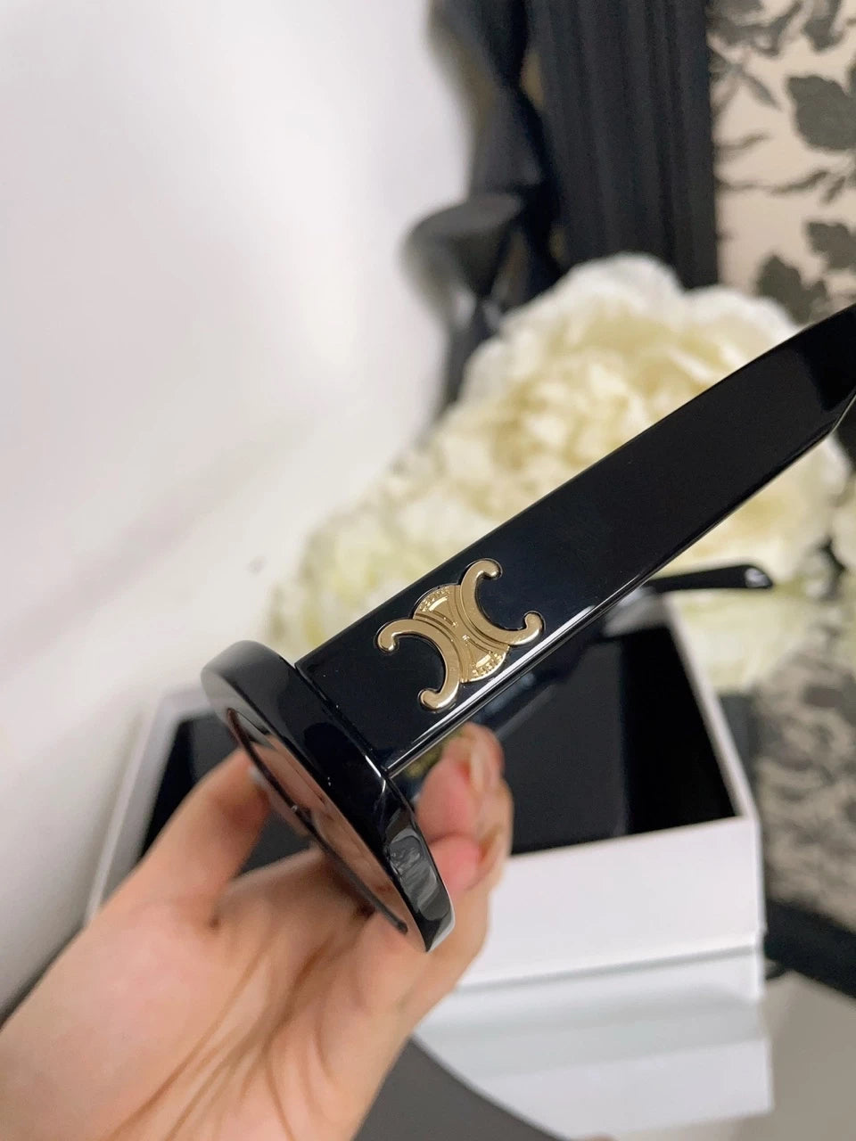 Celine Black Smoke Sunglasses (1.0)