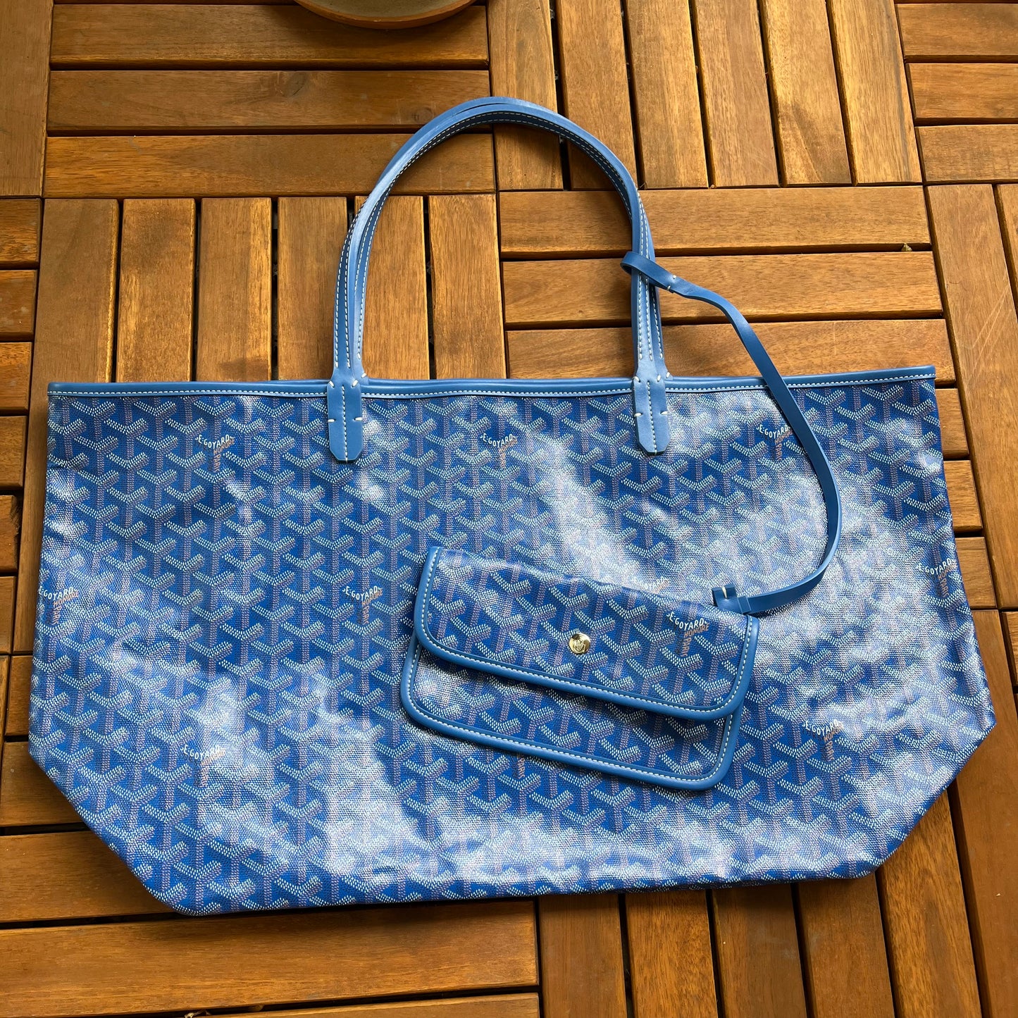 Goyard St Louis GM Bright Blue