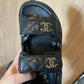 Chanel Quilted Dad Sandals