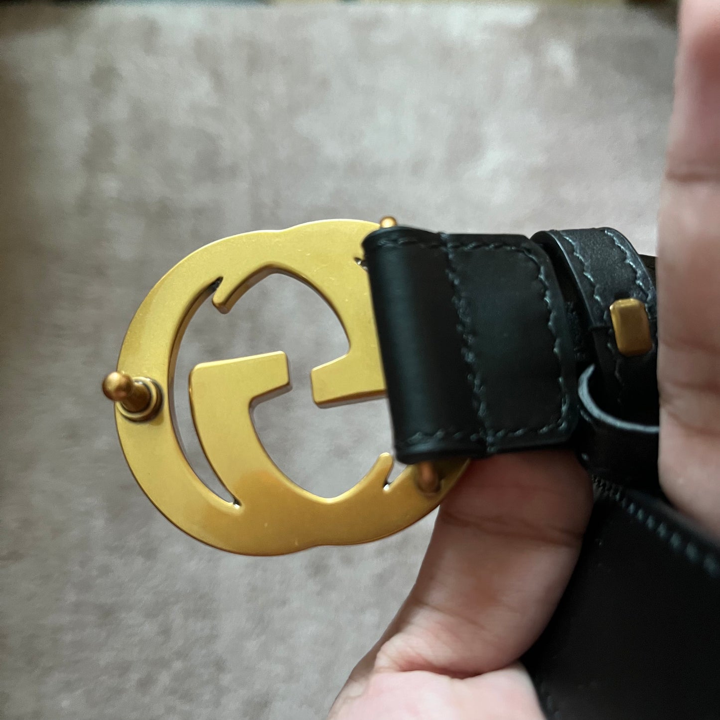 Gucci GG Web Belt