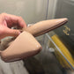 Christian Dior Slingback Flats Patent Nude