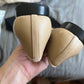 Chanel Ballet Nude/Black Captoe 39