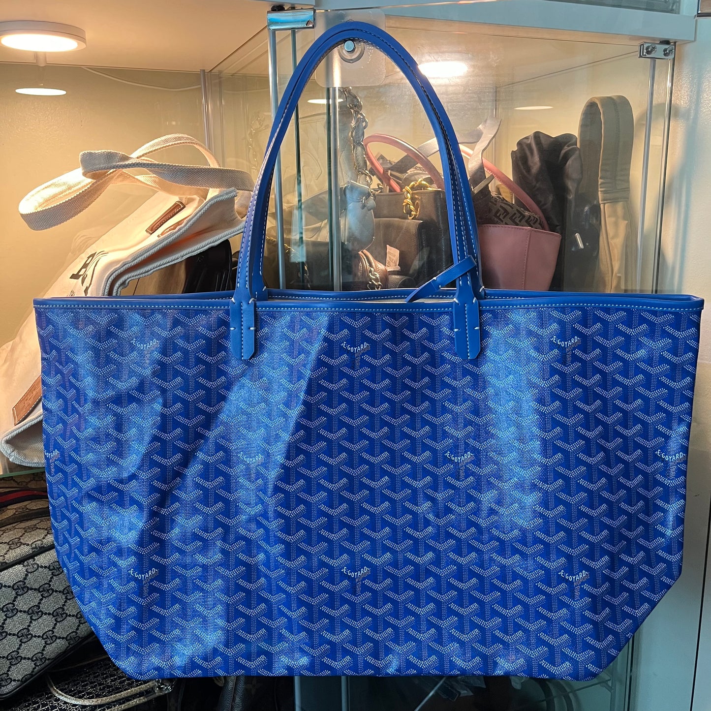 Goyard St Louis GM Bright Blue