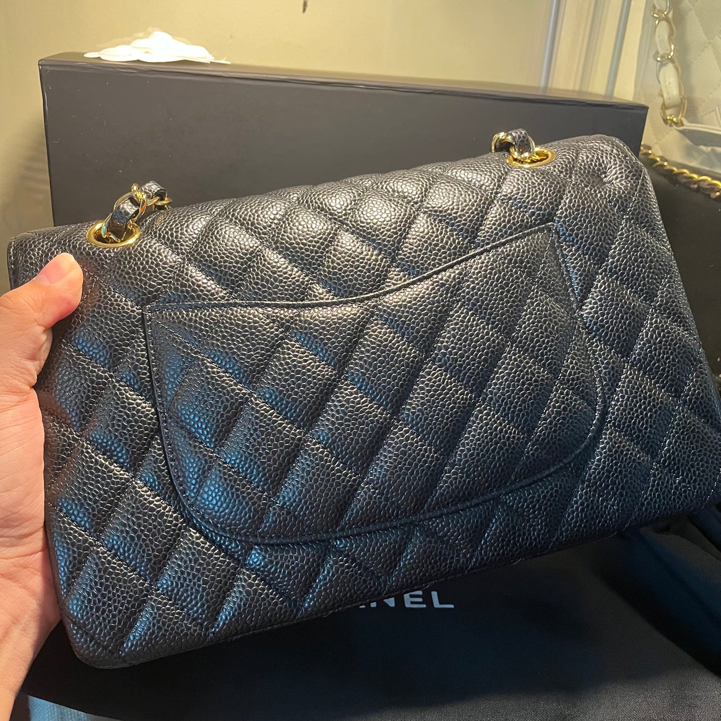 Chanel Medium Flap Caviar GHW