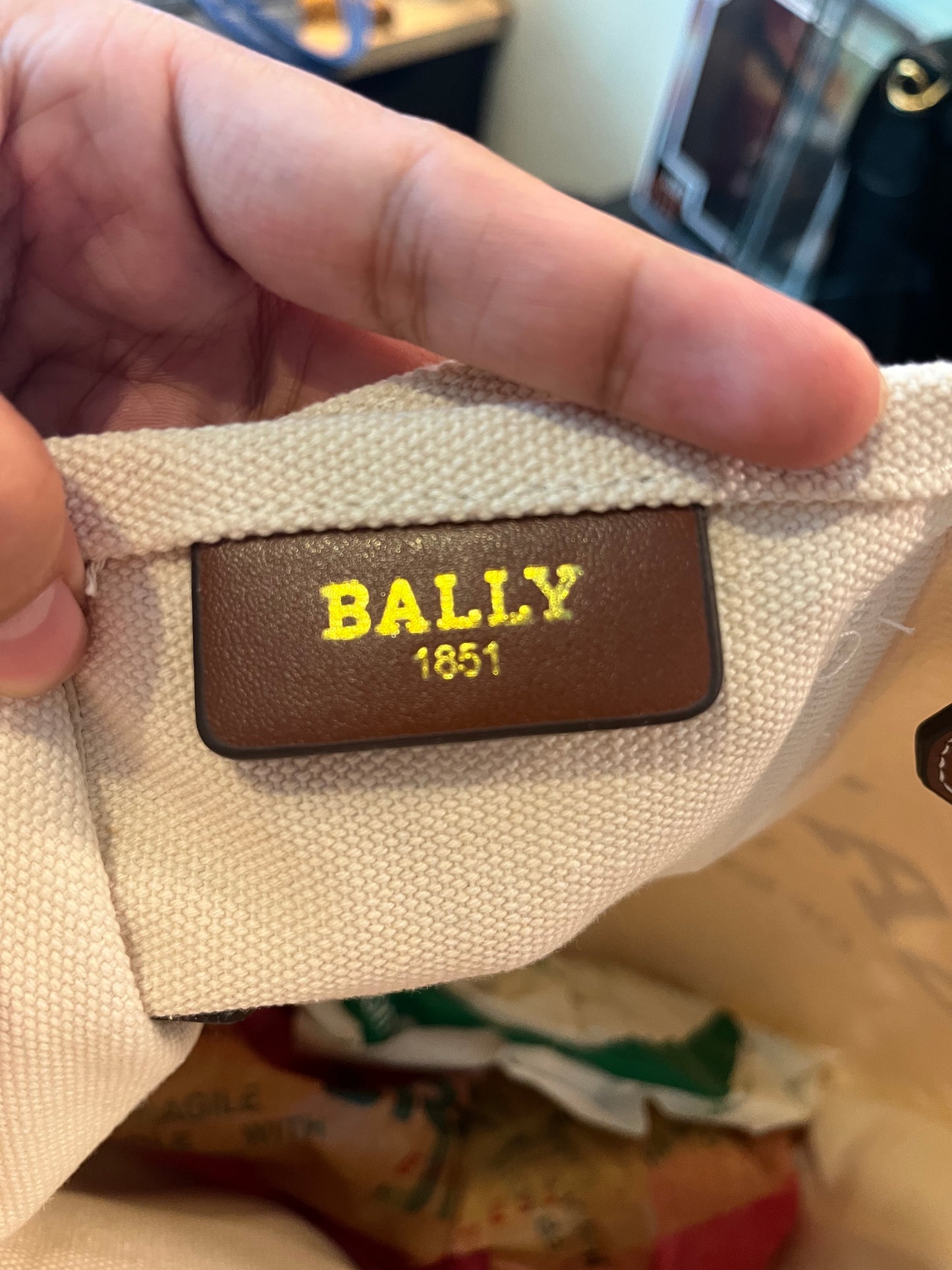 Bally Canvas Tote