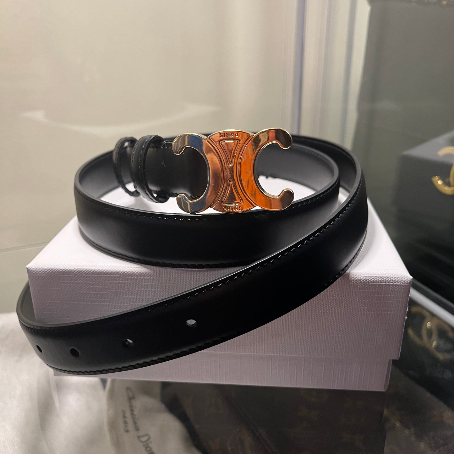 Celine Triomphe Belt 90