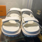 Christian Dior Dad Sandals White