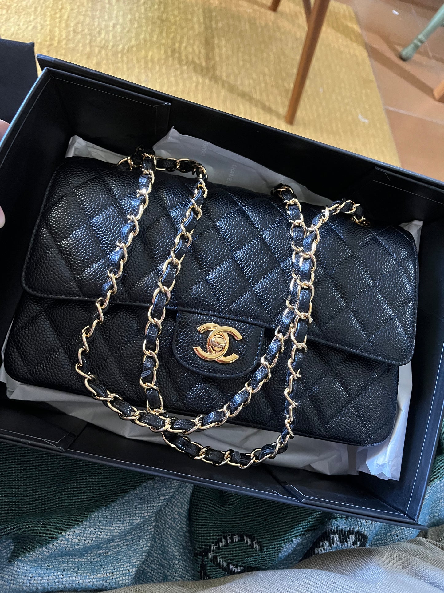 Chanel Medium Flap Caviar GHW