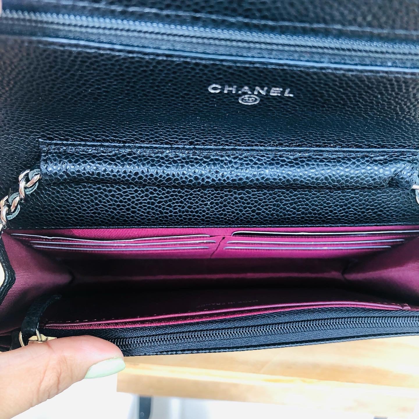 Chanel Caviar WOC