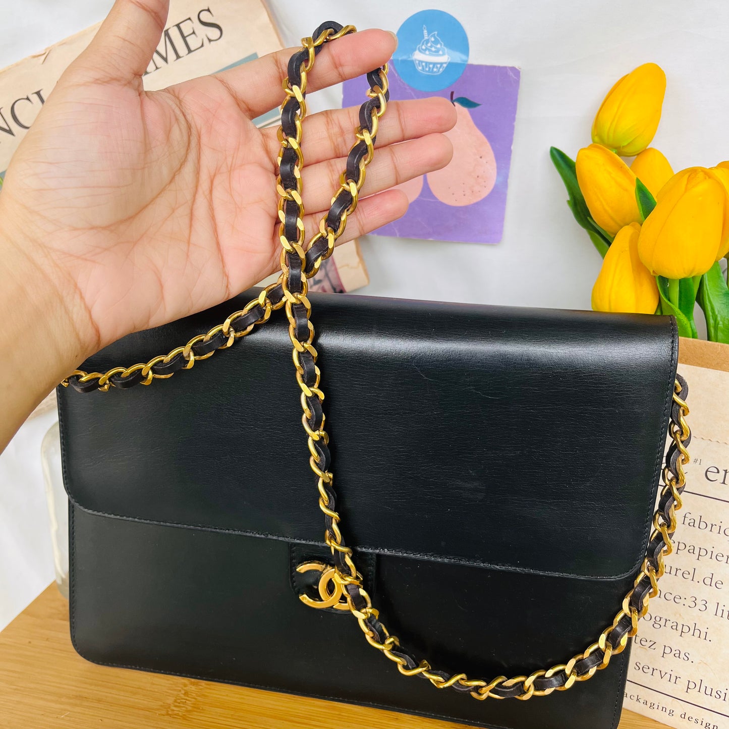 Ch@nel Chain Shoulder Bag