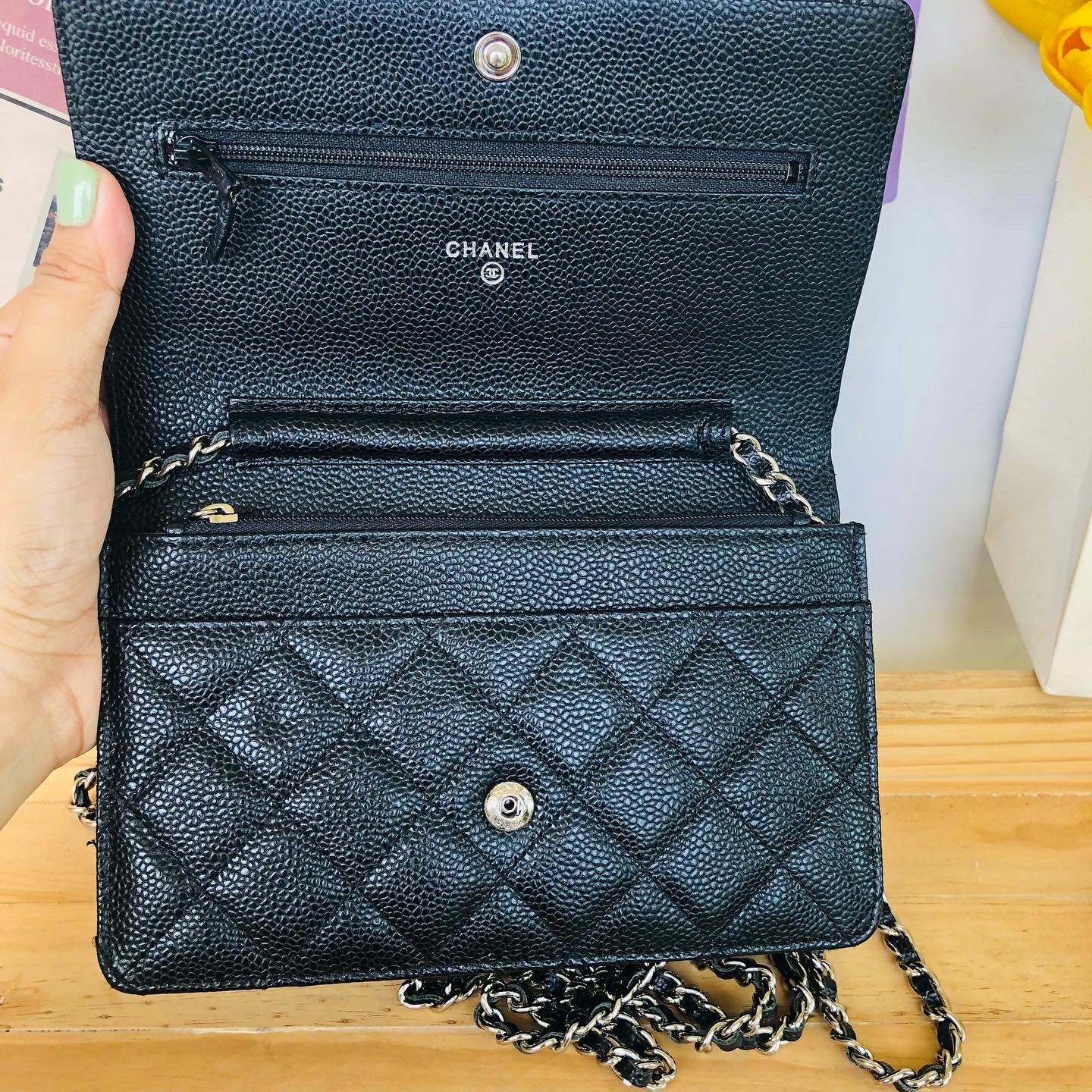 Chanel Caviar WOC