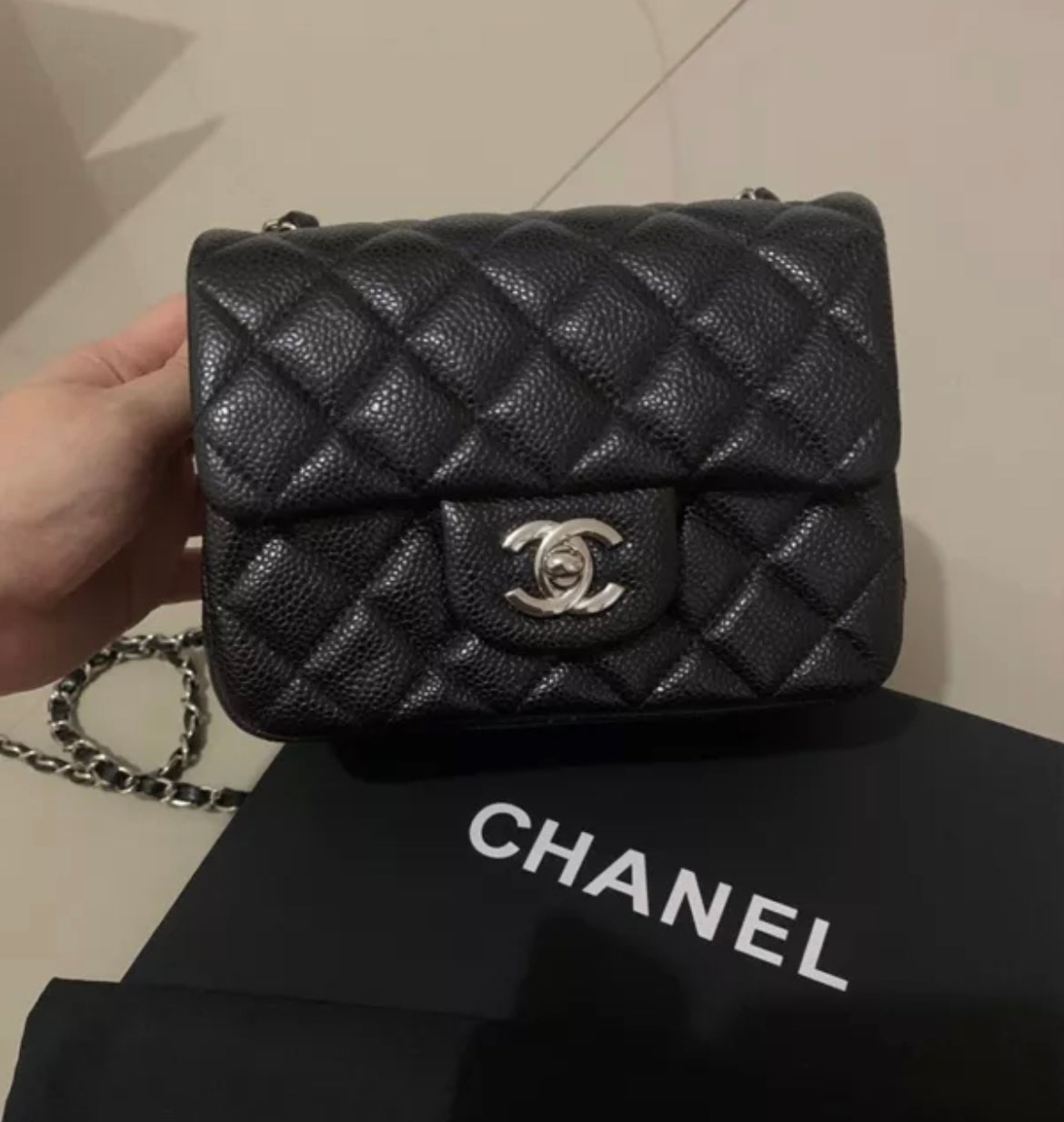 Chanel Mini Flap Caviar SHW