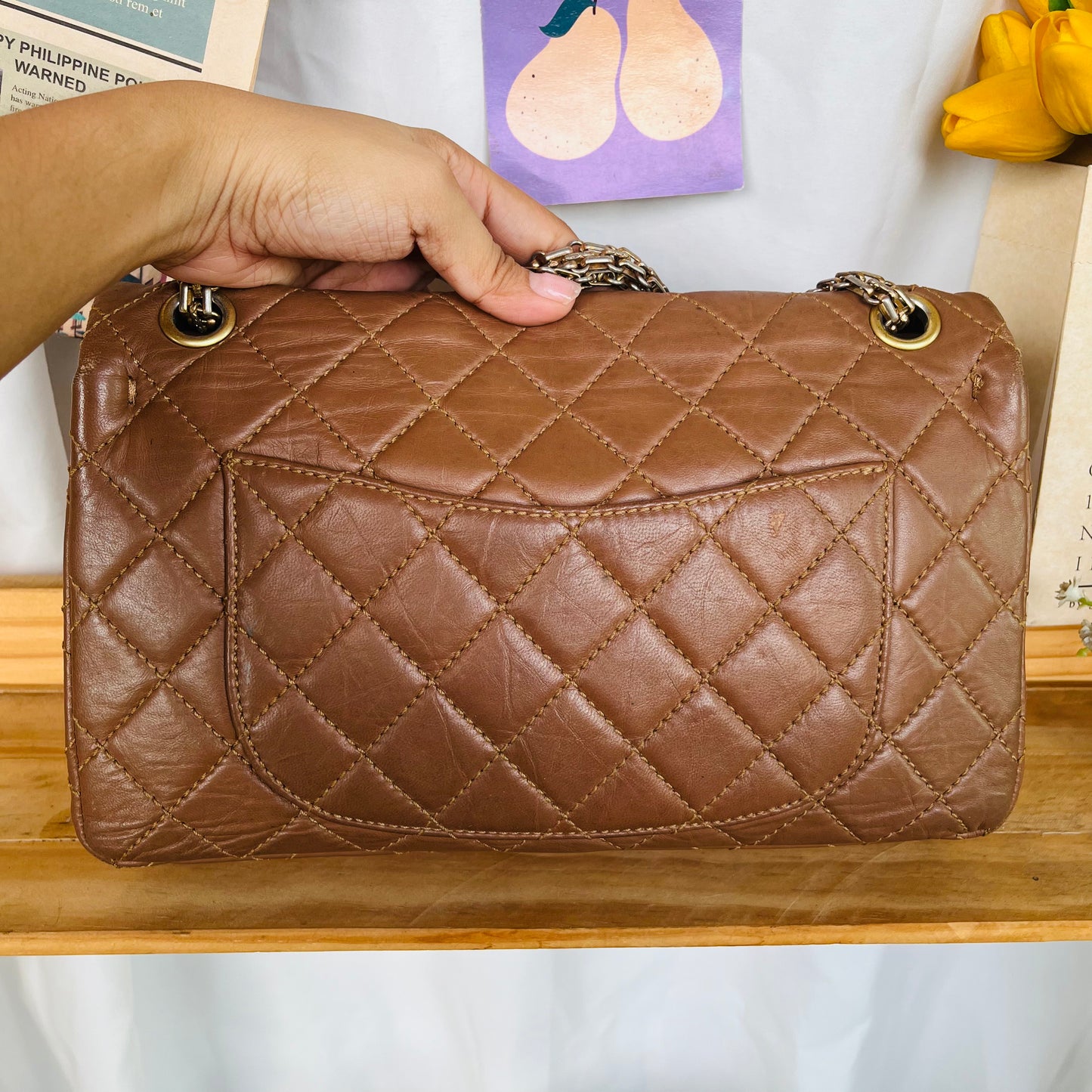 Quilted Chain Crossbody