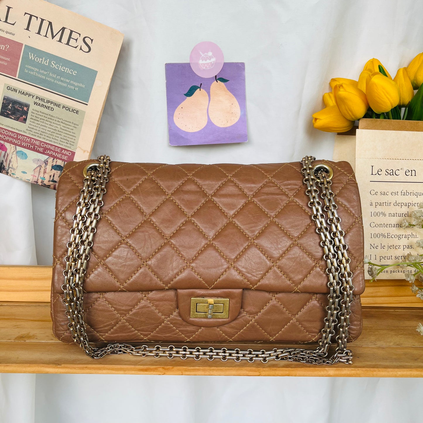 Quilted Chain Crossbody