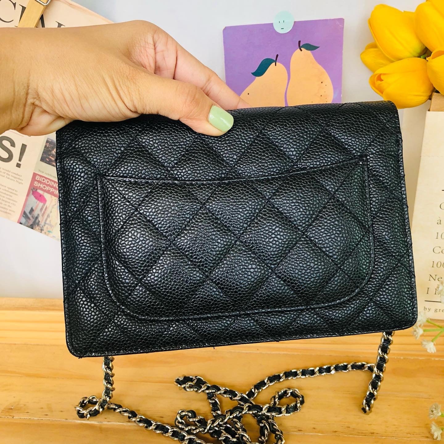 Chanel Caviar WOC