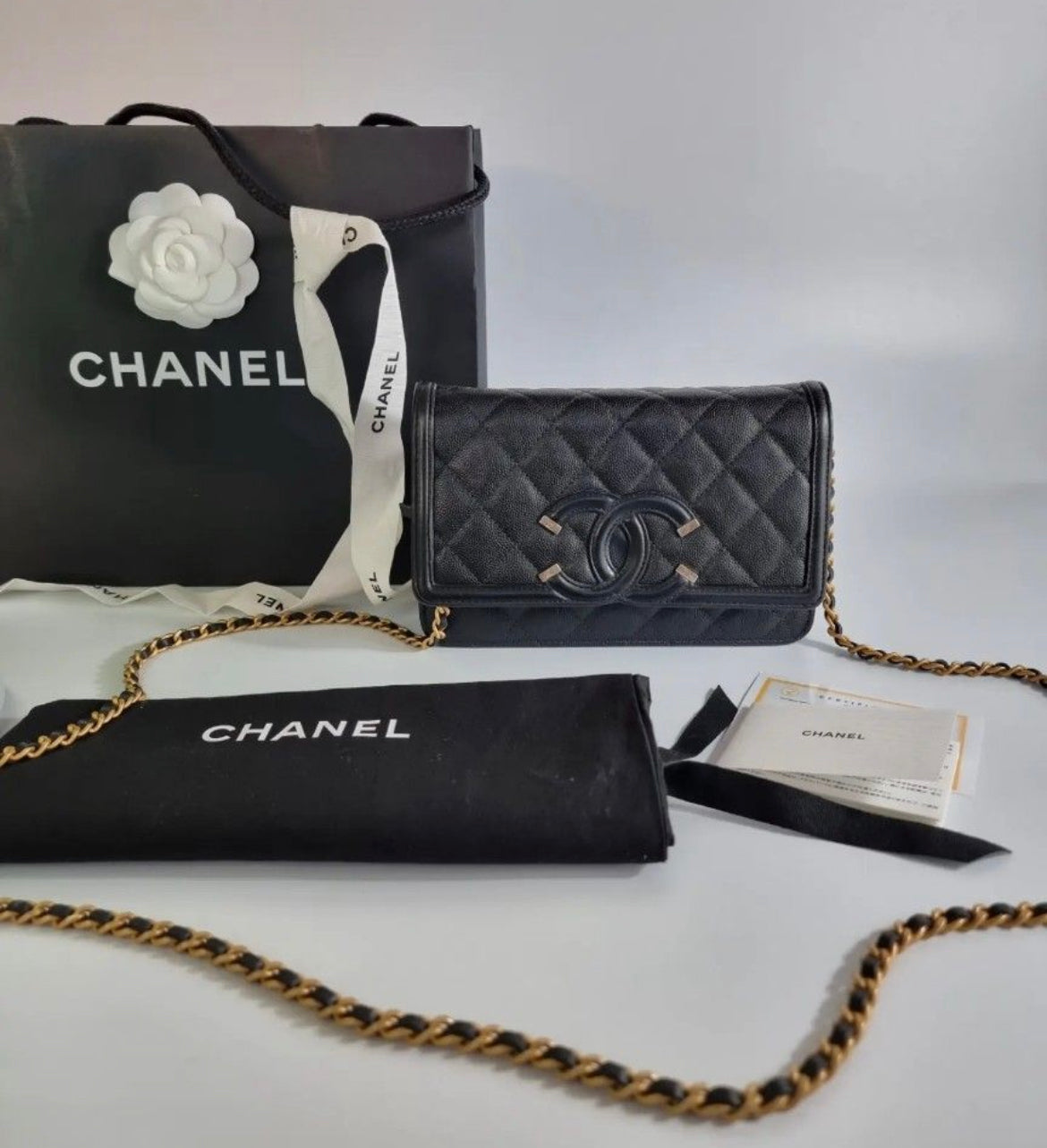 Chanel Filigree GHW