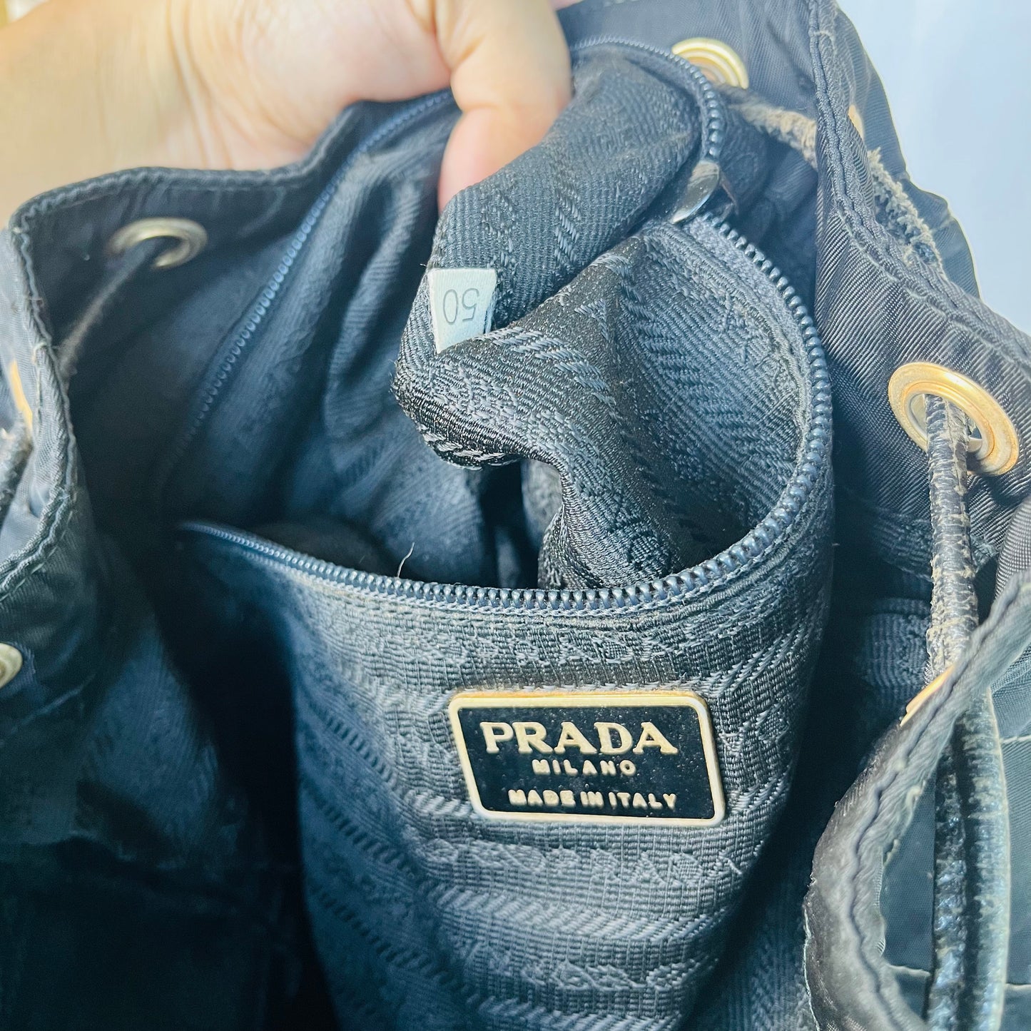 Prada Quilted Backpack