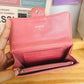 Chanel Pink Soft Quilted Wallet
