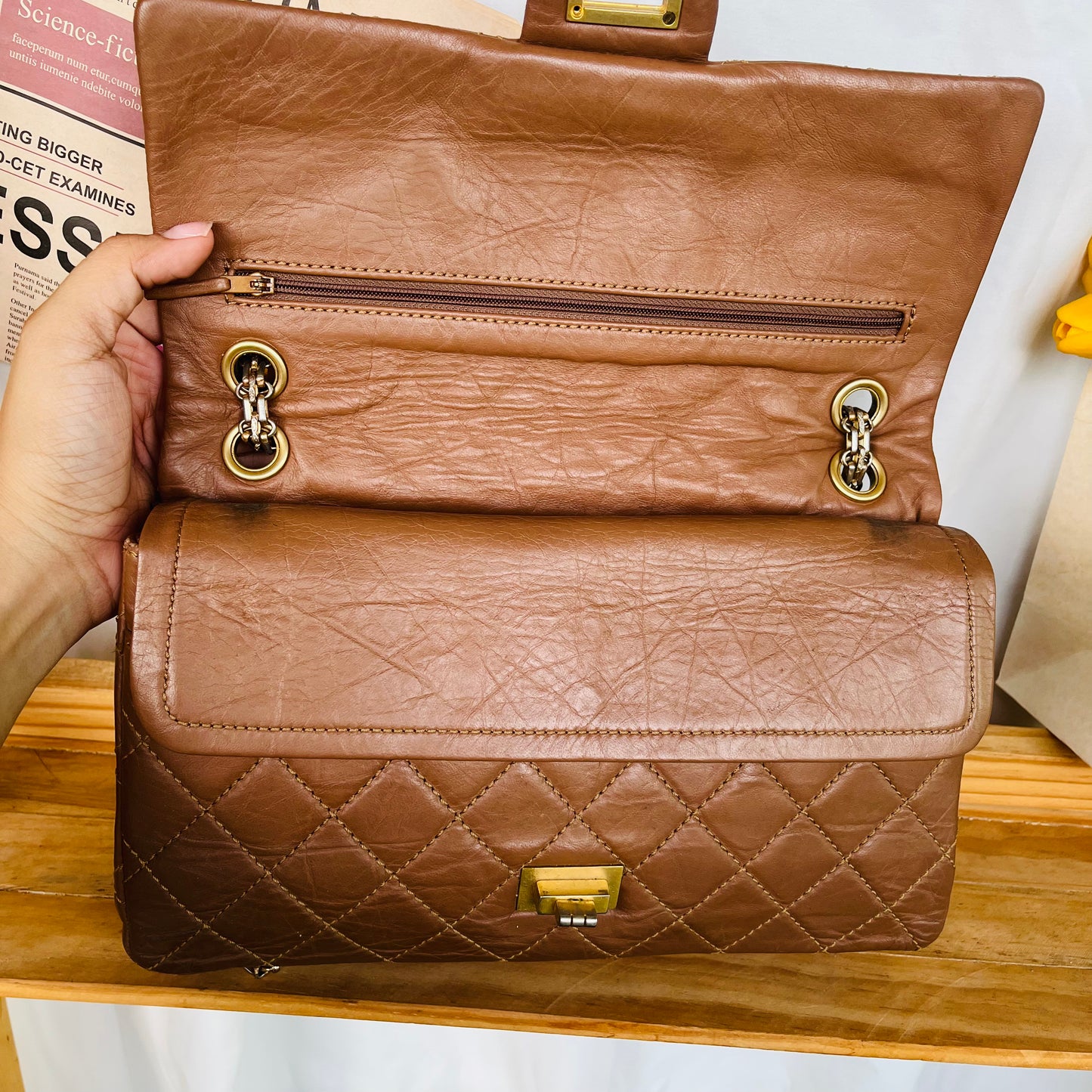 Quilted Chain Crossbody