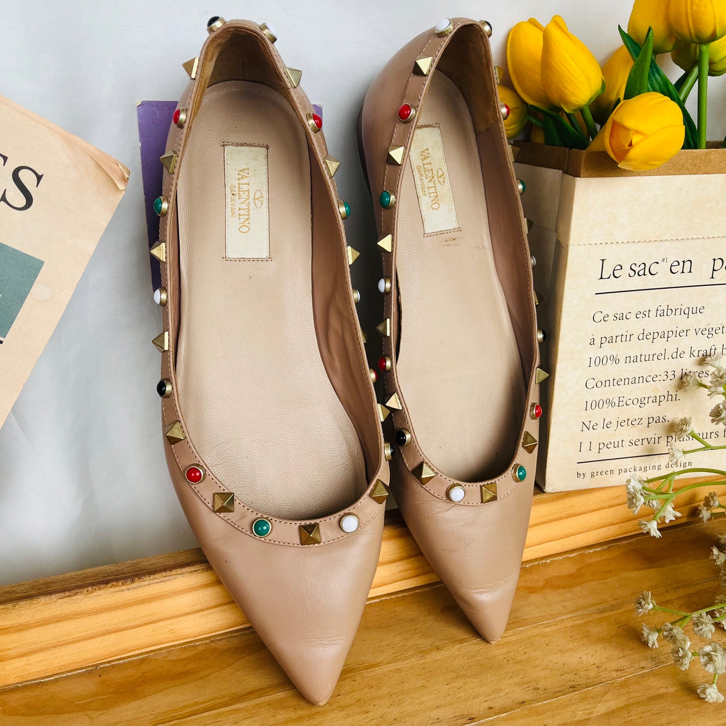 Valentino Studded Flats