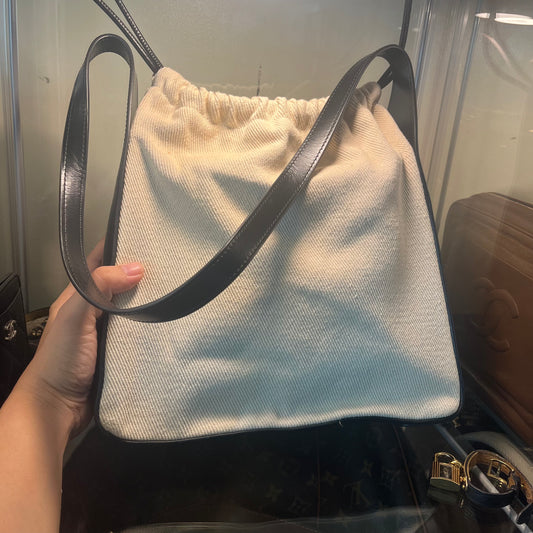 Alexander Wang Leather Canvas Tote