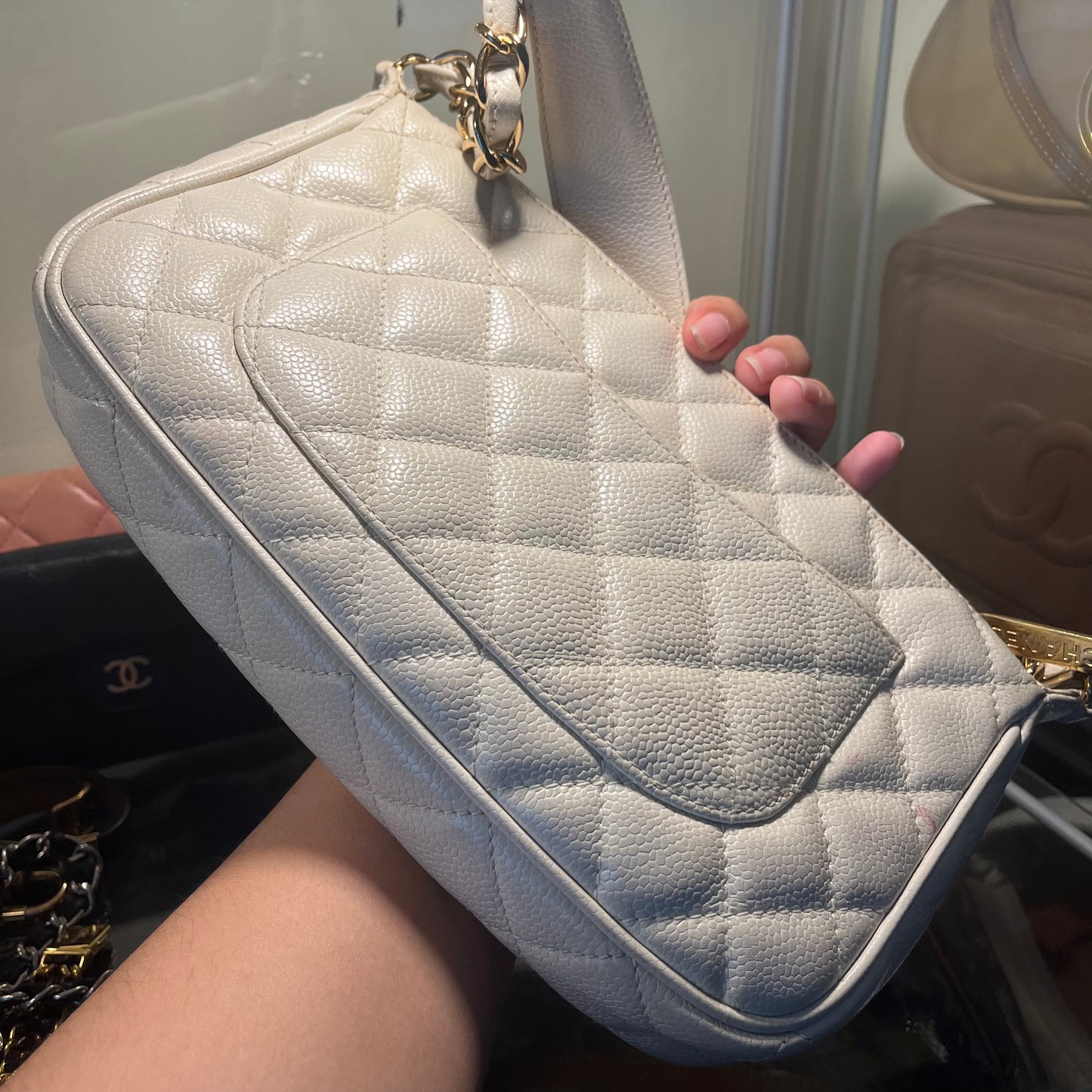 Chanel Caviar Baguette