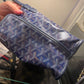 Goyard Anjou Reversible Mini Tote Dark Blue